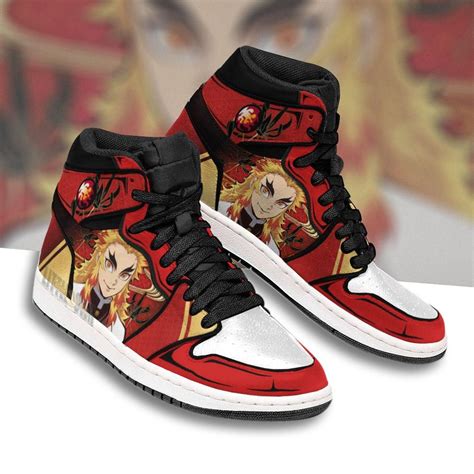 Rengoku Sneakers Custom Demon Slayer Anime Shoes Robinplacefabrics