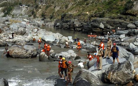 Mandi Tragedy Beas River Dried Up To Help Ongoing Search Operation Picture Gallery Others