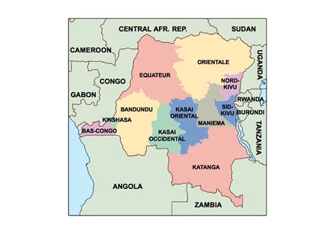 democratic republic of congo powerpoint map | Order and download democratic republic of congo 