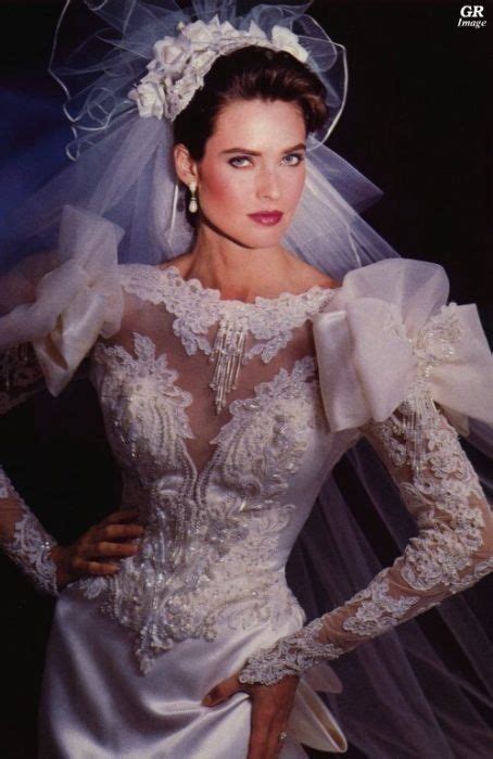 100 Fabulous Years Of Wedding Gowns 1980s Wedding Dress Gorgeous