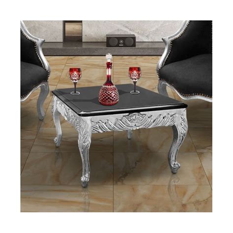 Vasagle indestic coffee table, square cocktail table with steel frame and mesh storage shelf, industrial style, for living room, rustic brown and black ulct065b01 4.7 out of 5 stars 198 $80.99 $ 80. Square coffee table baroque silvered wood with black ...