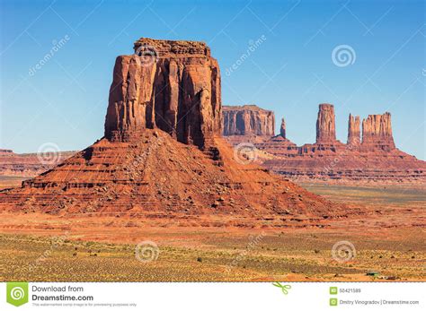 Monument Valley West And East Mittens Butte Utah National Park