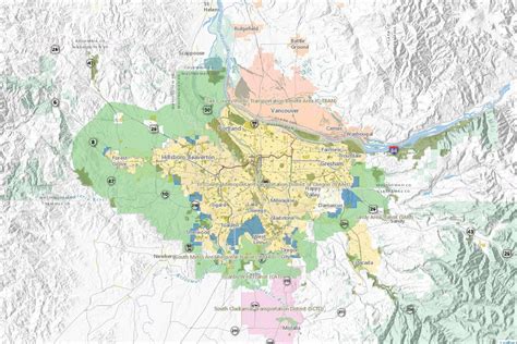 Portland Metro Area Map Map Of Stoney Lake