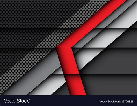 Abstract Red Arrow Design Modern Background Vector Image