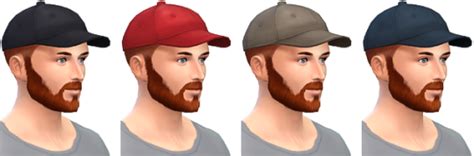 My Sims 4 Blog Unstructured Cotton Caps For Males And Females By