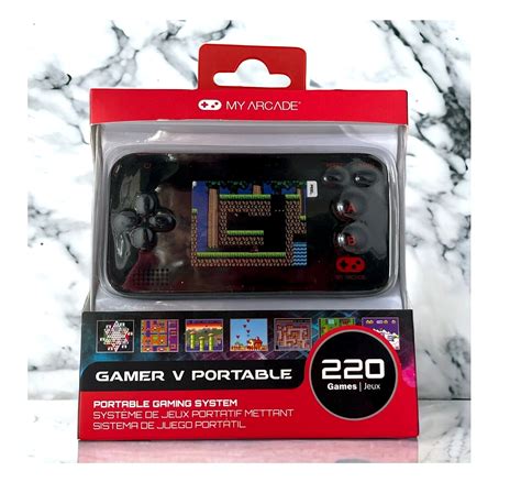 Gamer Vs Portable My Arcade Handheld Gaming System 220 Retro Built In