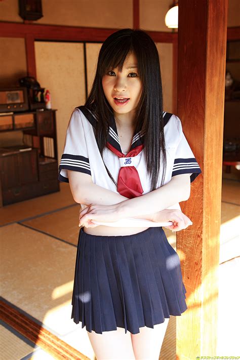 lemon mizutama japanese sexy idol sexy japanese school girl uniform fashion photo shoot part 2