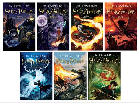 On wednesday, scholastic unveiled the last of seven new covers for jk rowling's harry potter series as part of its celebration of the 15th anniversary of the series' release in the united states. Harry Potter book covers all around the world - Flipsnack Blog