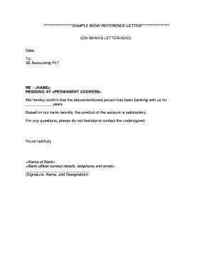 Sample letter for bank account balance confirmation for matching the company accounts with bank statement. Printable bank account confirmation letter sample - Edit, Fill Out & Download Samples in Word ...