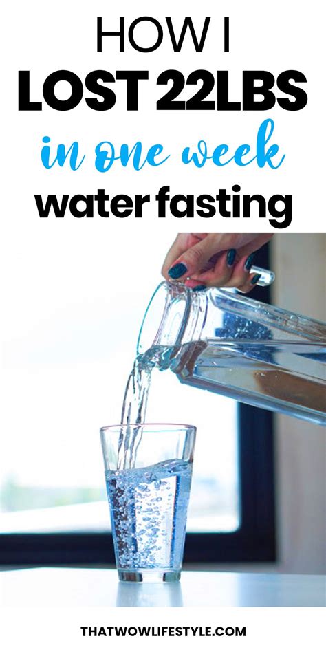 My Water Fasting Results How I Lost Pounds In Days Water Fasting Water Fast Results