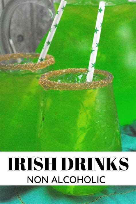 Irish Drinks Non Alcoholic In 2020 St Patricks Day Drinks Irish Drinks St Pattys Day Drinks