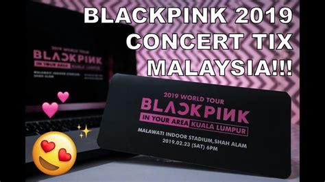 With each transaction 100% verified and the largest inventory of tickets on the web, seatgeek is the see above for all scheduled blackpink concert dates and click favorite at the top of the page to get blackpink tour updates and discover similar events. Blackpink 2019 Concert Ticket Malaysia!!! - YouTube