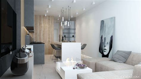 Luxury Small Studio Apartment Design Combined Modern And Minimalist Style Decor Looks Stunning