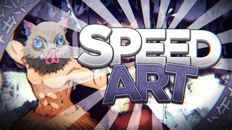 Speed Art Perfil Para Inosuke Faço Banner Grátis Youtube