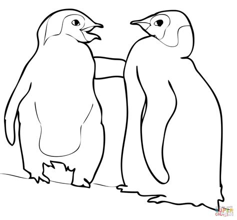 Penguin coloring pages for adults. Emperor Penguin Coloring Pages - Coloring Home