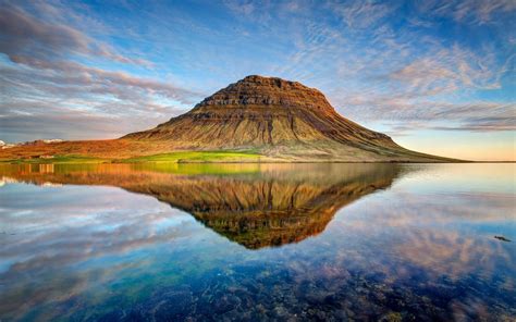 Nature Landscape Reflection Clouds Iceland Wallpapers Hd Desktop And Mobile Backgrounds