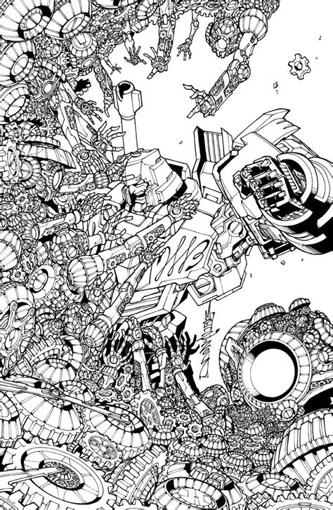 Transformers Lost Light 6 Subscription Cover A Line Art