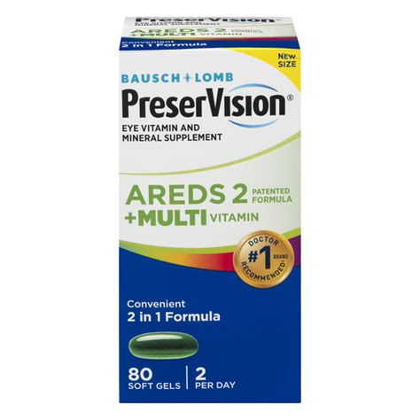 Save On Bausch Lomb Preservision Eye Vitamin Mineral Supplement Areds
