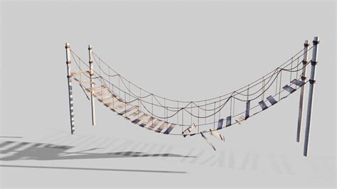 Blender Geometry Nodes Procedural Rope Bridge Generator 3d Model Cgtrader