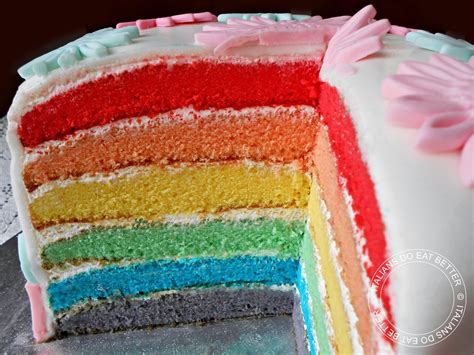 Rainbow Cake Torta Arcobaleno Italians Do Eat Better