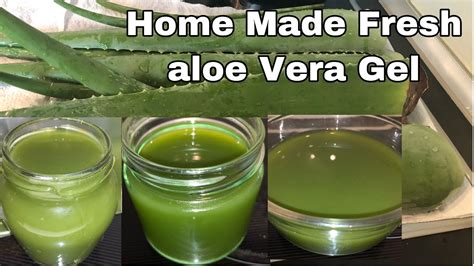 How To Make Aloe Vera Gel For Face And Hair Easy Way To