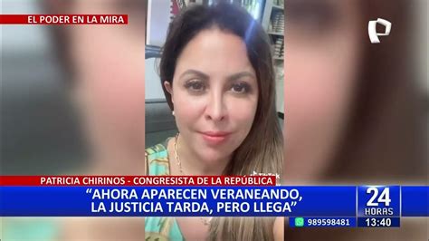 Patricia Chirinos A Susana Villarán Ahora Aparecen Veraneando La