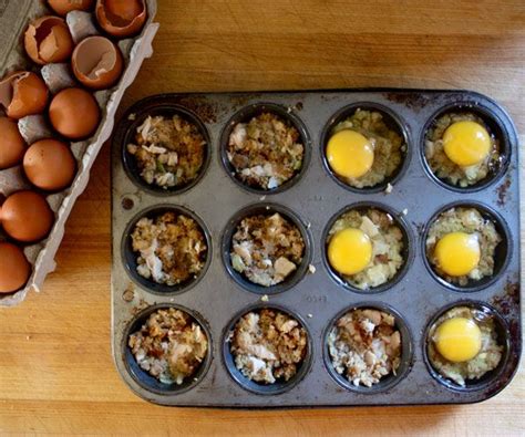 Turkey And Stuffing Breakfast Cups Egg Cups Recipe Beachbody Recipes