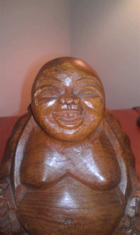 Vintage Wood Carved Buddha Statue Wooden Buddha Carved