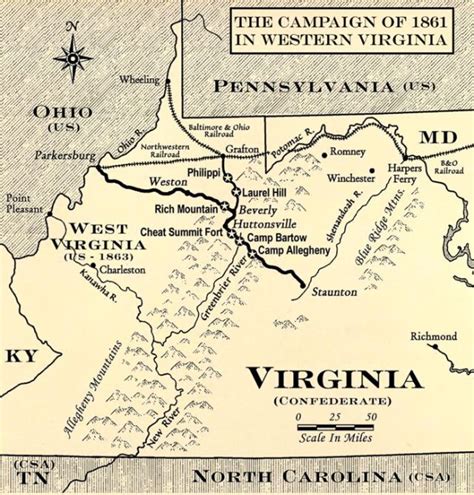 Forging A State The Western Virginia Campaign Of July 1861part I