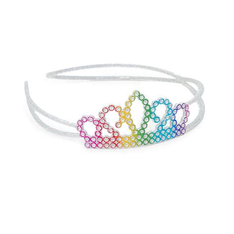 Kids Glitter Rainbow Tiara Headband Claires Us