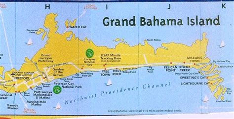 Grand Bahama Island Map 2002 Denise Tolman Flickr