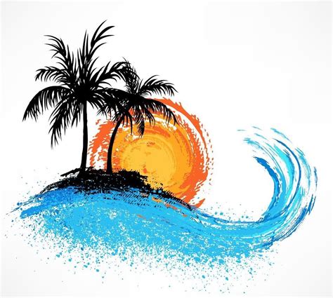 Palm Tree Sketch Palm Tree Drawing Tree Sketches Palm Tree Sunset