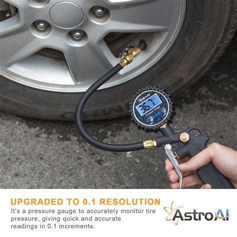 Astroai Digital Tire Inflator With Pressure Gauge Medium 250 Psi