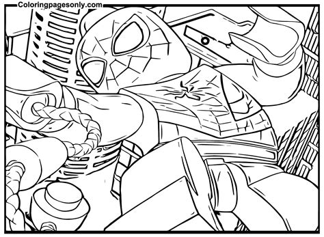 25 Lego Spiderman Coloring Pages - ColoringPagesOnly.com