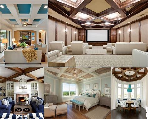 Coffered ceilings in 15 modern dwelling rooms. 10 Amazing Coffered Ceiling Ideas