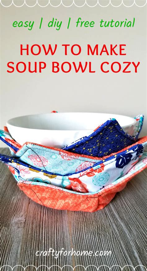 How To Make Reversible Soup Bowl Cozy Crafty For Home