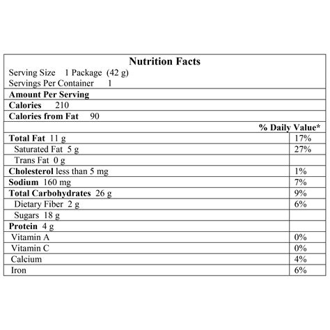 34 Candy Bar Nutrition Label Labels For Your Ideas