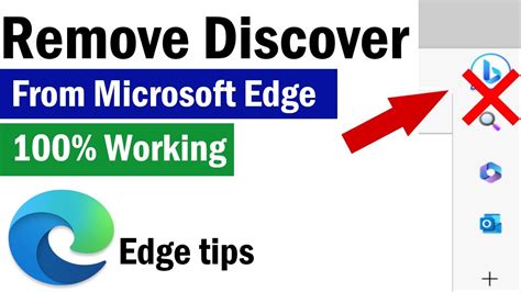How To Remove Discover From Microsoft Edge How To Remove Bing Button