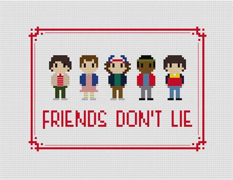 Stranger Things Cross Stitch Patterns 2 Variations Included Etsy