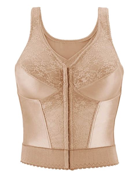 Fully® Front Close Longline Posture Bra With Lace Exquisite Form