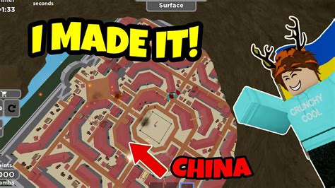 Roblox Dig To China Youtube