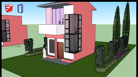 desain rumah minimalis file sketchup contoh gambar desain rumah