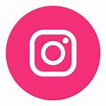 Transparent Social Icons Pink