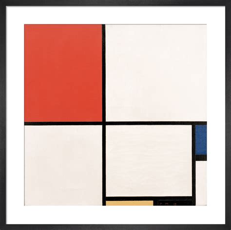 Composition No Iii Composition With Red Blue Yellow And Black 1929