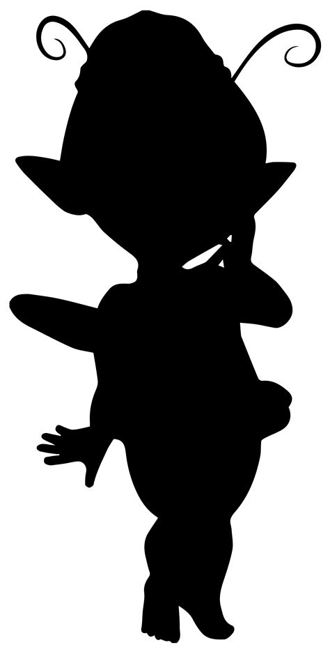 Cute Little Fairy Silhouette Png Transparent Clip Art Image Gallery