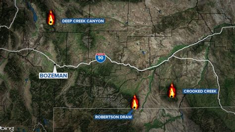 Three Major Wildfires Burning In Montana