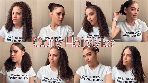 20 Easy Curly Hairstyles Youtube