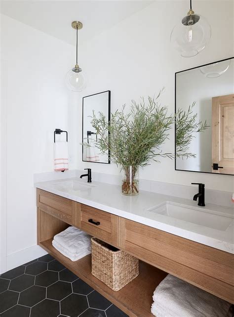 Natural Oak Bathroom Vanity