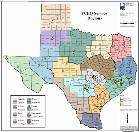 Maps Created By Tceq Gis Staff Texas Commission On Environmental