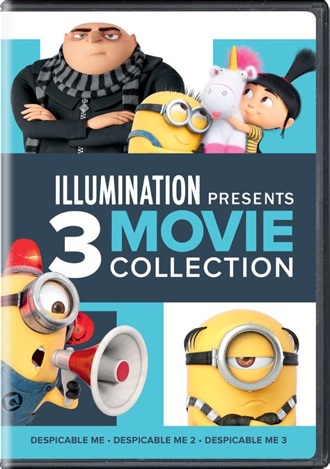Listen to trailer music, ost, original score, and the full list of popular songs in the film. Despicable Me 1-3 DVD | CLICKII.com